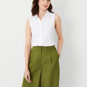Blusa Blanca Ann Taylor