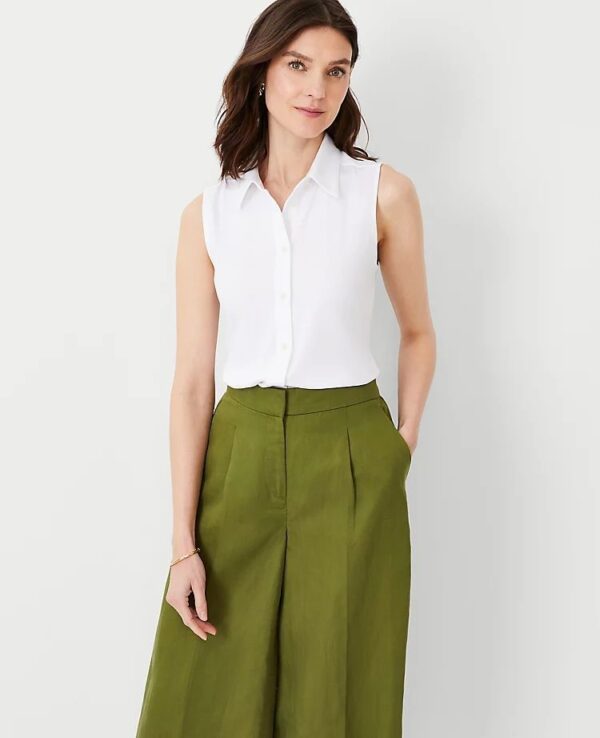 Blusa Blanca Ann Taylor