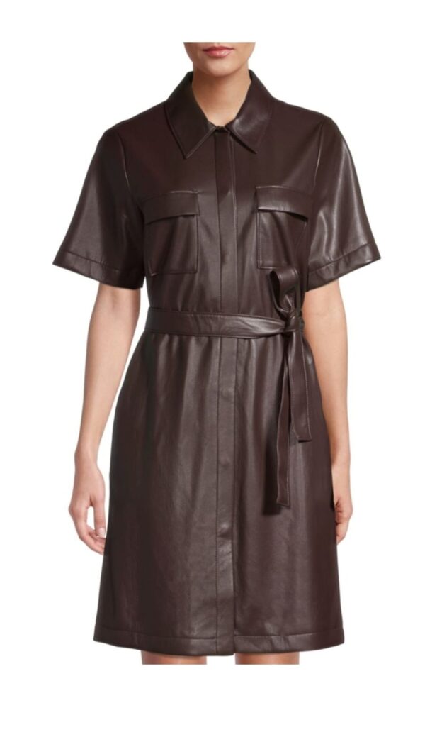 VESTIDO HUGO BOSS CHOCOLATE