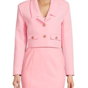 Crop Blazer Endless Rose
